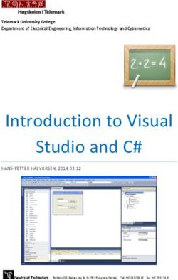 Introduction to Visual Studio and C#