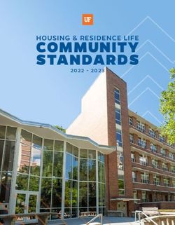 COMMUNITY STANDARDS 2022 2023 - University of Florida
