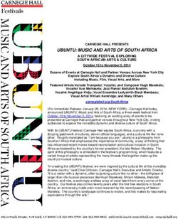UBUNTU: MUSIC AND ARTS OF SOUTH AFRICA