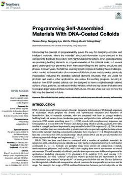 Programming Self-Assembled Materials With DNA-Coated Colloids
