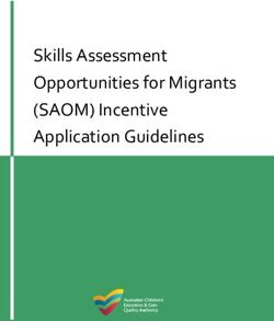 Skills Assessment Opportunities for Migrants (SAOM) Incentive Application Guidelines
