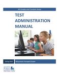Wisconsin Forward Exam Test Administrator/Proctor Training - Spring 2018 - Wisconsin Department of Public Instruction