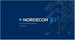 Investor Presentation - Q1 2019