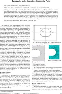 Propagation of a Crack in a Composite Plate - revista de materiale ...