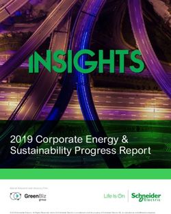 2019 Corporate Energy & Sustainability Progress Report - 2019 Corporate Energy & Sustainability ...