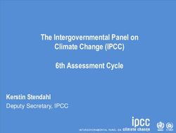 The Intergovernmental Panel on Climate Change (IPCC) 6th Assessment Cycle - Kerstin Stendahl - ITU