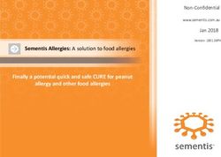 Finally a potential quick and safe CURE for peanut allergy and other food allergies - Sementis Allergies: A solution to food allergies