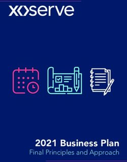 2021 Business Plan Final Principles and Approach - Xoserve