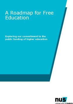 A Roadmap for Free Education - Exploring our commitment to the public funding of higher education