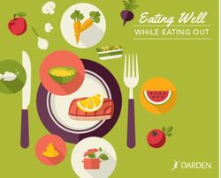 Eating Well WHILE EATING OUT - Today's Dietitian