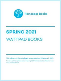 SPRING 2021 WATTPAD BOOKS - This edition of the catalogue was printed on February 1, 2021 - Raincoast Books