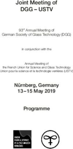 DGG - USTV Joint Meeting of - HVG-DGG