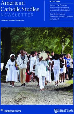 American Catholic Studies - Feature | The Pervasive Institution: Slavery and Its Legacies in U.S. Catholicism - Cushwa Center