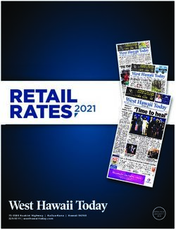 RETAIL RATES 2021 - Oahu Publications