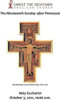 The Nineteenth Sunday after Pentecost - Holy Eucharist October 3, 2021, 10:00 a.m - Christ the ...