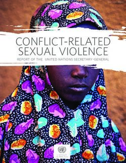 CONFLICT-RELATED SEXUAL VIOLENCE - report of the united nations secretary-general