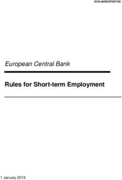 Rules for Short-term Employment - European Central Bank - 1 January 2019 - Europa EU