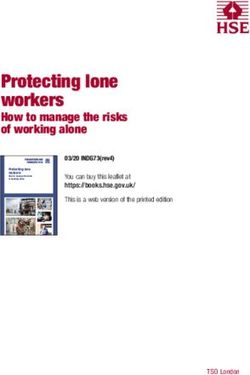 Protecting lone workers - How to manage the risks of working alone - HSE