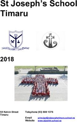 St Joseph's School Timaru 2018 - 50 Kelvin Street Timaru Telephone (03) 688 1376 - St Joseph's Timaru School