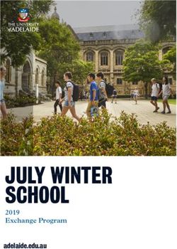 JULY WINTER SCHOOL 2019 Exchange Program - adelaide.edu.au - NUS