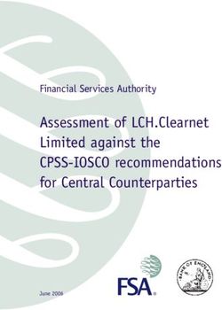 Assessment of LCH.Clearnet Limited against the CPSS-IOSCO recommendations for Central Counterparties - Financial Services Authority