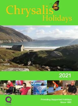 2021 Providing Supported Holidays Since 1991 - Chrysalis Holidays