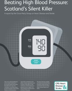 Beating High Blood Pressure: Scotland's Silent Killer - Chest Heart ...