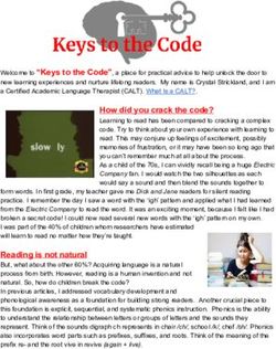 How did you crack the code?