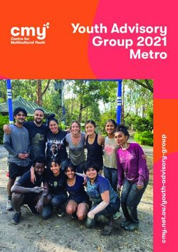Youth Advisory Group 2021 Metro