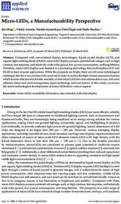 Micro-LEDs, a Manufacturability Perspective - MDPI