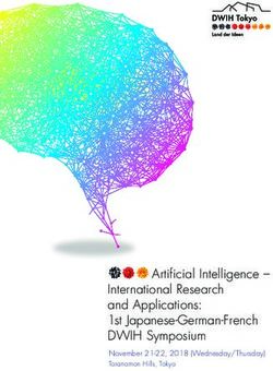 Artificial Intelligence - International Research and Applications: 1st Japanese-German-French DWIH Symposium - November 21-22, 2018 ...