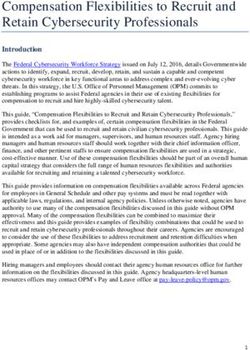 Compensation Flexibilities to Recruit and Retain Cybersecurity Professionals - OPM