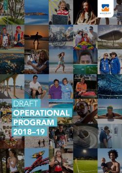 OPERATIONAL PROGRAM 2018-19 - DRAFT - NSW ...