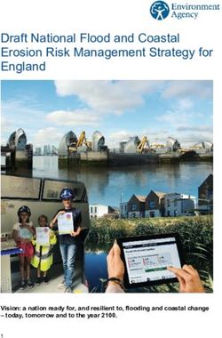 Draft National Flood and Coastal Erosion Risk Management Strategy for England - Vision: a nation ready for, and resilient to, flooding and coastal ...
