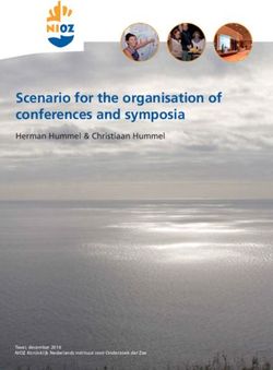 Scenario for the organisation of conferences and symposia - Herman Hummel & Christiaan Hummel - Vlaams Instituut voor de Zee