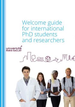 WELCOME GUIDE FOR INTERNATIONAL PHD STUDENTS AND RESEARCHERS