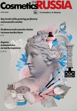 Key trends of the growing perfumery and cosmetics market - p. 5 Experts commentaries on market segments - KDM ...