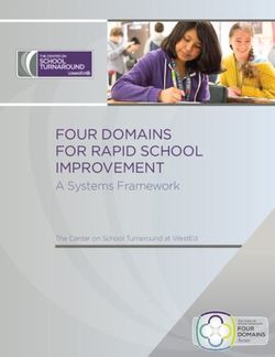 FOUR DOMAINS FOR RAPID SCHOOL IMPROVEMENT - A Systems Framework The Center on School Turnaround at WestEd - Center on School ...