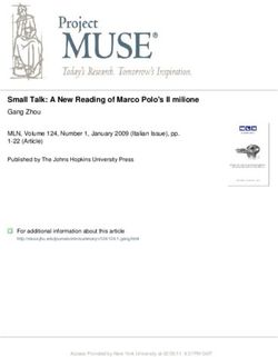 Small Talk: A New Reading of Marco Polo's Il milione