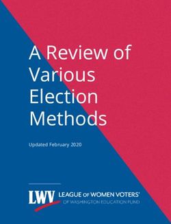 A Review of Various Election Methods - Updated February 2020
