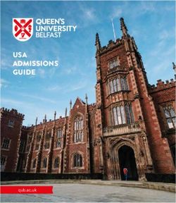 USA ADMISSIONS GUIDE - qub.ac.uk - Queen's University Belfast