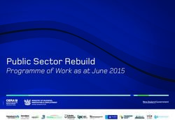 Public Sector Rebuild - Programme of Work as at June 2015 - CERA Document Archive