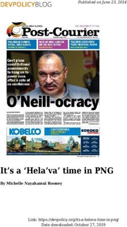 It's a 'Hela'va' time in PNG - By Michelle Nayahamui Rooney - Published on June 23, 2014 - Devpolicy
