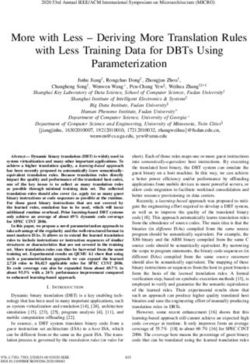 More with Less - Deriving More Translation Rules with Less Training Data for DBTs Using Parameterization - Deriving More Translation Rules with ...