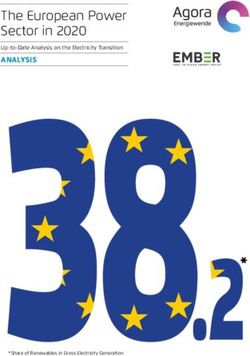 The European Power Sector in 2020 - ANALYSIS Up-to-Date Analysis on the Electricity Transition - Ember-climate.org
