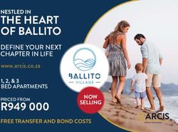 THE HEART OF BALLITO - R949 000 PRICED FROM DEFINE YOUR NEXT CHAPTER IN LIFE - Arcis Property Development