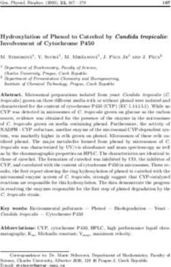 Hydroxylation of Phenol to Catechol by Candida tropicalis: Involvement of Cytochrome P450