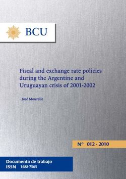 Fiscal and exchange rate policies during the Argentine and Uruguayan crisis of 2001-2002 012 2010