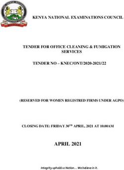 APRIL 2021 - Tenders Kenya