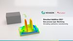 Simufact Additive 2021 scores with the simulation of subtractive manufacturing processes